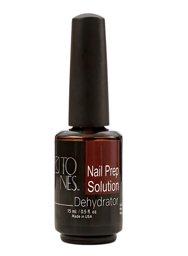 Tones Nail Prep Dehydrator - Maximum Adhesion & pH Balancer to Prevent Lifting for Acrylic, Gel & Dip Powder - Made in USA (0.5 fl Oz / 15 mL) - Image 1